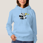 Pickleball Hoodie: "Pickleball Panda" Hoodie (Voorkant)