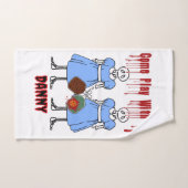 Pickleball Horror Twins Come Play with Us  Handdoek (Handdoek)