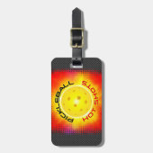 Pickleball Hot Shots 1 Afbeelding Opties Bagagelab Bagagelabel (Voorkant verticaal)