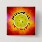Pickleball Hot Shots 1 Button (Voorkant)