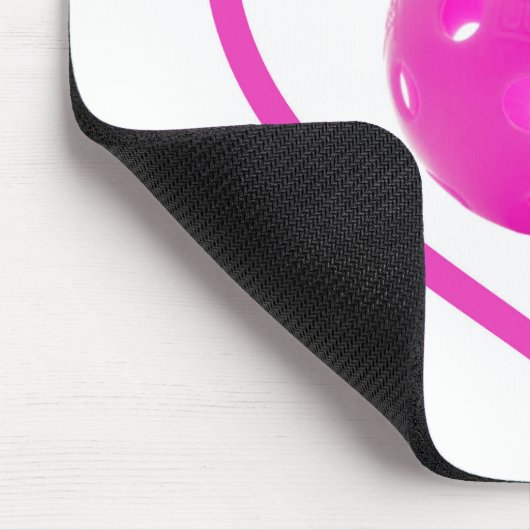 Pickleball houdt van roze picknuppel kogelsport ro muismat (Hoek)