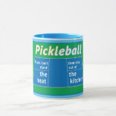 Pickleball humor: Blijf uit de keuken Mok (Midden)