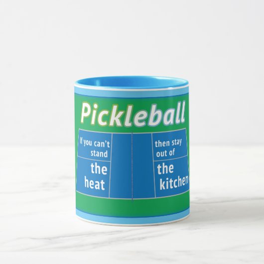 Pickleball humor: Blijf uit de keuken Mok (Midden)