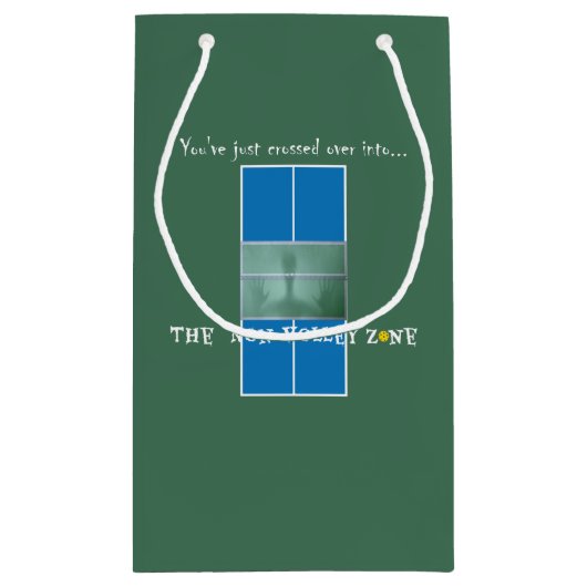 Pickleball Humor, de Non-Volley Zone Klein Cadeauzakje (Achterkant)