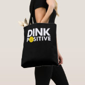 PICKLEBALL HUMOR DRINK POSITIEF GRAPPIG PICKLEBALL TOTE BAG (Dichtbij)