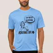 Pickleball Humor Funny Blijf uit de keuken T-shirt (Voorkant)
