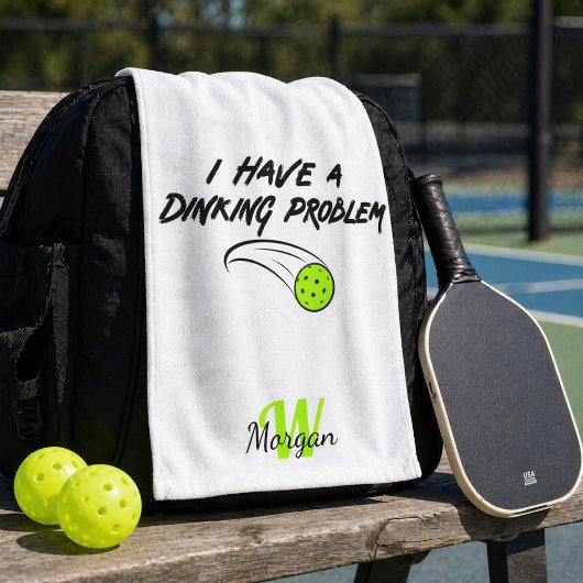Pickleball Humor | Ik Heb Een Dinking Probleem Spo Handdoek
