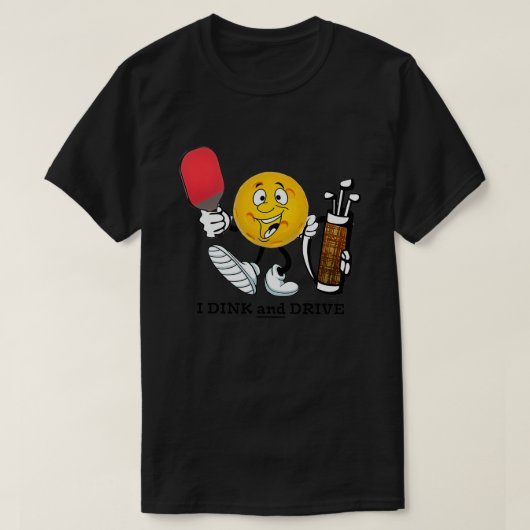 Pickleball i drink and drive ATT Classic T-shirt (Design voorkant)