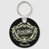 Pickleball ID-Label Sleutelhanger (Voorkant)