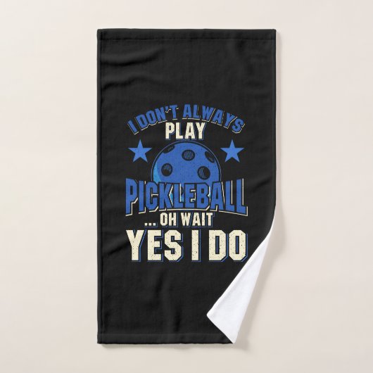 Pickleball - Ik speel niet altijd Pickleball Handdoek (Handdoek)