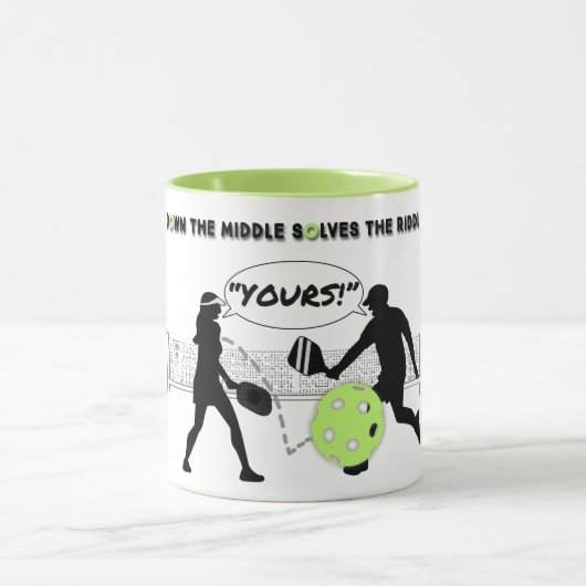 Pickleball: In het midden soldeert de riddle Mok (Midden)