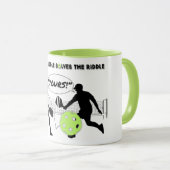 Pickleball: In het midden soldeert de riddle Mok (Voorkant rechts)