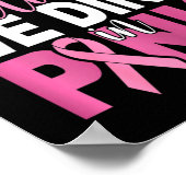 Pickleball - In oktober drinken we in roze Poster (Hoek)