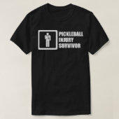 Pickleball Injury Surviof T-shirt (Design voorkant)