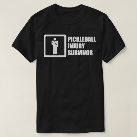 Pickleball Injury Surviof T-shirt (Design voorkant)