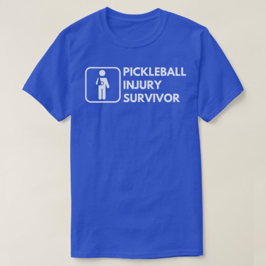 Pickleball Injury Surviof T-shirt (Design voorkant)
