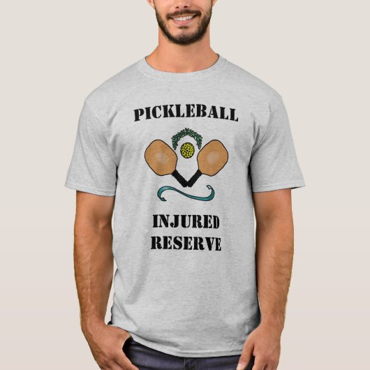 Pickleball Injury T-Shirt (Voorkant)