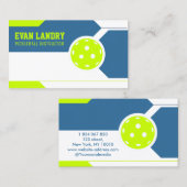 Pickleball Instructor Visitekaartje (Voorkant / Achterkant)