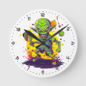 Pickleball Invader Pickleball  Ronde Klok (Voorkant)