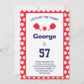 🤩 Pickleball Invitation + RSVP Kaart (Voorkant)