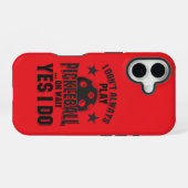 Pickleball iPhone 16 Hoesje (Achterkant horizontaal)