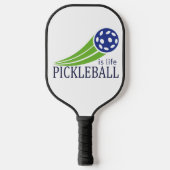 Pickleball is een fantastische liefdadige peddel pickleball paddle (Voorkant)