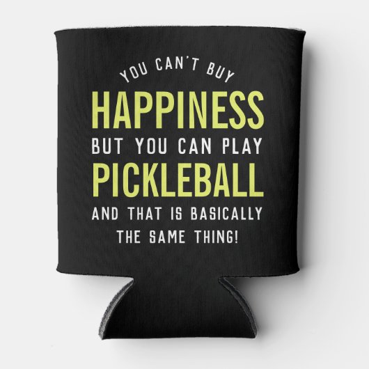 Pickleball is geluk blikjeskoeler (Voorkant)