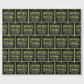 Pickleball is geluk Funny Pickleball Cadeaupapier (Vlak)