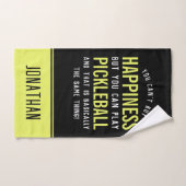 Pickleball is geluk Funny Pickleball Handdoek (Handdoek)