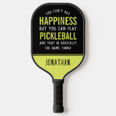 Pickleball is geluk Funny Pickleball Paddle (Voorkant)