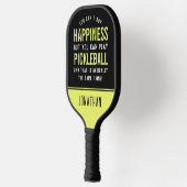 Pickleball is geluk Funny Pickleball Paddle (Links)