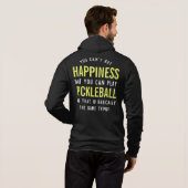 Pickleball is geluk hoodie (Achterkant volledig)