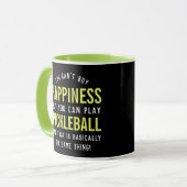 Pickleball is geluk mok (Voorkant links)