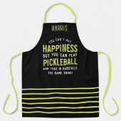 Pickleball is geluk schort (Voorkant)