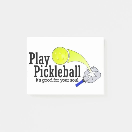 Pickleball is goed voor je ziel post-it® notes (Voorkant)