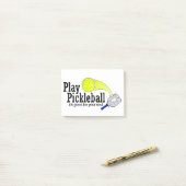 Pickleball is goed voor je ziel post-it® notes (Op bureau)