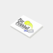 Pickleball is goed voor je ziel post-it® notes (Schuin)