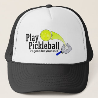 Pickleball is goed voor je ziel trucker pet