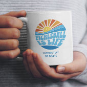 Pickleball is het leven, Grappig op maat Picklebal Koffiemok