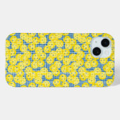 Pickleball is Leven - Geel op Donkerblauw Case-Mate iPhone Case (Achterkant (horizontaal))