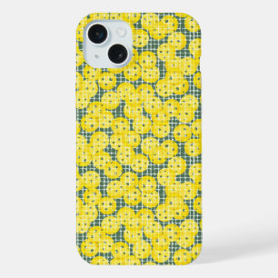 Pickleball is Leven - Geel op Groen iPhone 15 Plus Case