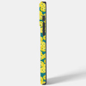 Pickleball is Leven - Geel op Teal Case-Mate iPhone Case (Achterkant / Links)