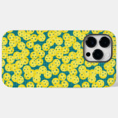 Pickleball is Leven - Geel op Teal Case-Mate iPhone Case (Achterkant (horizontaal))