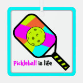 Pickleball is leven ornament (Achterkant)