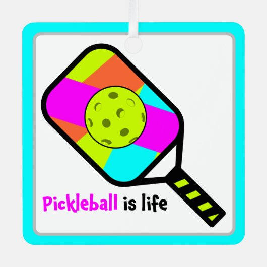 Pickleball is leven ornament (Voorkant)