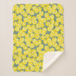 Pickleball is Life - Geel op Groen Sherpa Deken