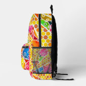 Pickleball is mijn gelukkige plek glimlachende pic bedrukte rugzak (Rechts)