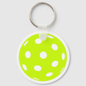 Pickleball is mijn gelukkige plek sleutelhanger (Achterkant)