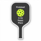 Pickleball is mijn gelukkige plek sticker (Voorkant)
