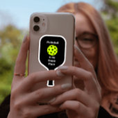 Pickleball is mijn gelukkige plek sticker